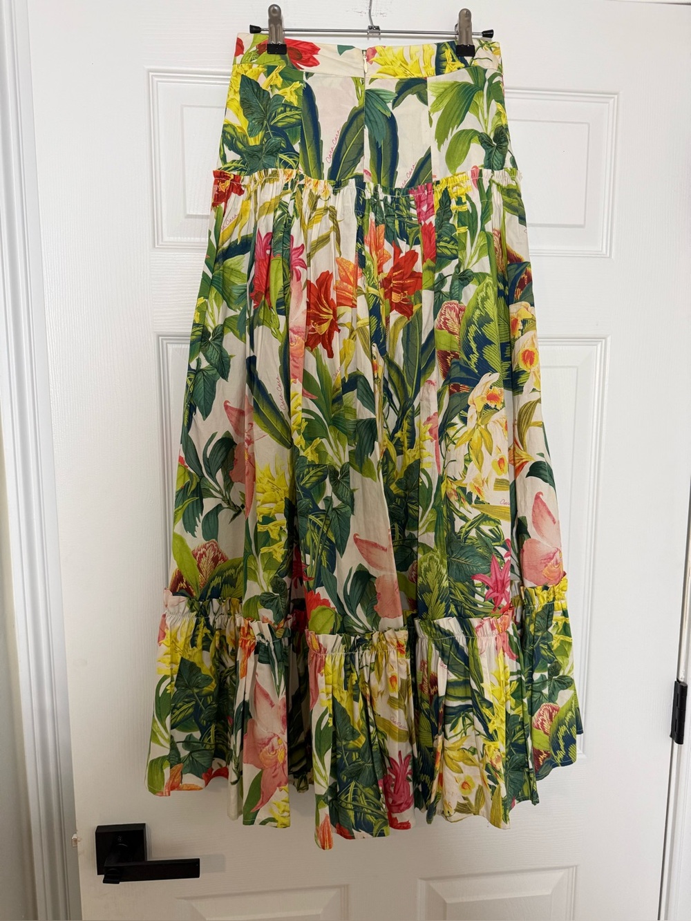 CARA CARA TROPICAL FLORAL MAXI DRESS LIKE NEW MARP $345 - Picture 4 of 7